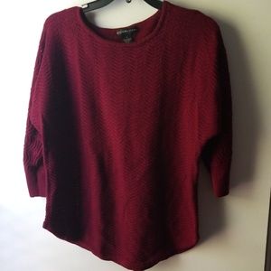 Design History Burgundy Knit sweater size L